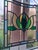 Green Antique Art Nouveau Glass in Lead, 1890s For Sale - Image 8 of 9
