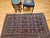 Antique Senneh Area Rug, Hand-Knotted Wool, Allover Herati Pattern, Navy & Red, 4x6 For Sale In Chicago - Image 6 of 18