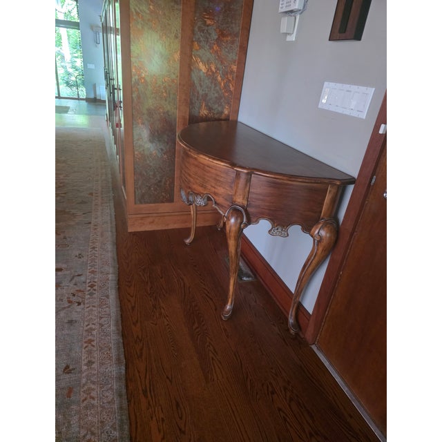 2000 - 2009 Lorts Demi Lune Console Table For Sale - Image 5 of 7