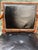 Mid-Century Hollywood Regency Faux Bamboo & Tufted Black Leather Armchair For Sale - Image 4 of 11
