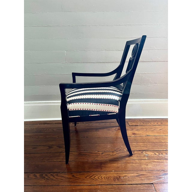 Pair of "Vienna" Armchairs by Baker for the Laura Kirar Collection For Sale In Nashville - Image 6 of 7
