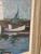 Mid-Century Modern Eskil Skans, Boats, 1960s, Oil on Panel, Framed For Sale - Image 3 of 17