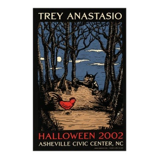 Trey Anastasio - Halloween 2002, Asheville Civic Center, Nc, Limited Edition Concert Poster For Sale