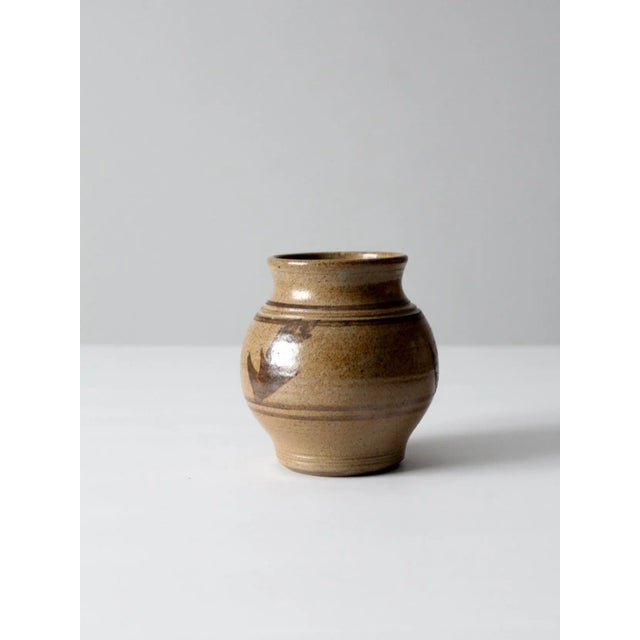 Vintage Studio Pottery Vase For Sale - Image 10 of 10