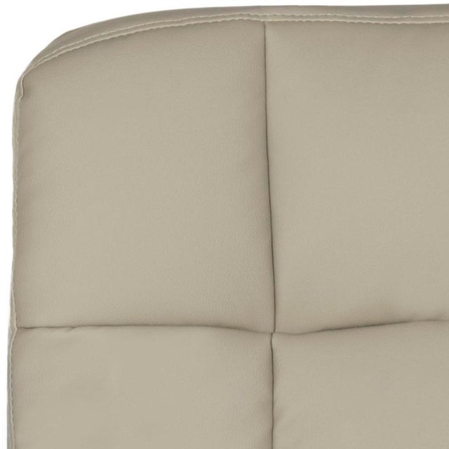 Oliver Desk Chair in Grey & Silver For Sale - Image 4 of 5