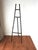 Traditional Faux Bamboo Floor Easel Display Stand Foldable Wood Easel Dark Brown Finish For Sale - Image 3 of 14