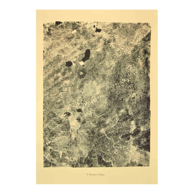 Jean Dubuffet - Fletrissure Allegre - Original Lithograph - 1959 For Sale