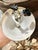 Vintage Painted Tole Floral Chandelier, 1950s For Sale - Image 9 of 10
