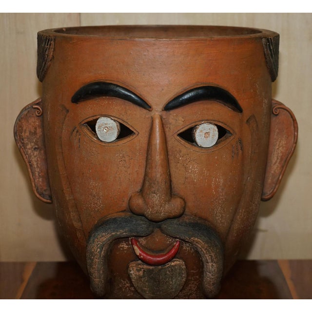 1960s Vintage Mexican Folk Art Terracotta Pots, 1960s, Set of 2 For Sale - Image 5 of 18