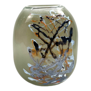 Late 20th Century Art Glass Vase, Signed R. Pell