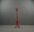 Mid-Century Modern Red Beech Coat Rack, 1980s For Sale - Image 3 of 10