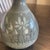 Mid-Century Modern 1970s Mid-Century Studio Celadon Double-Gourd Vase With Inlaid Lotus and Medieval Seal Mark For Sale - Image 3 of 12