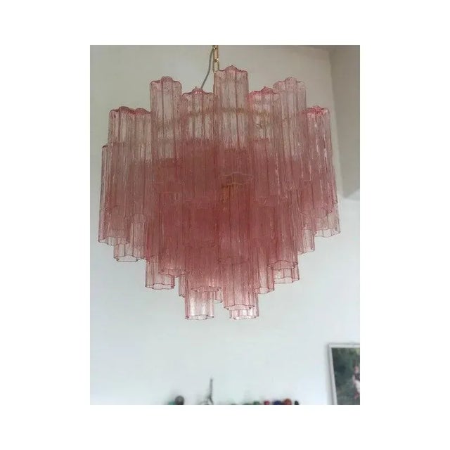 Impressive Murano Glass Sputnik Chandelier like mazzega zuccheri venini barovier style Height 50 cm = 19,7” Diameter 60 cm...
