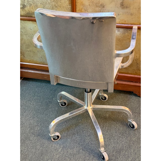 Metal Philippe Starck for Emeco Hudson Swivel Armchair For Sale - Image 7 of 12