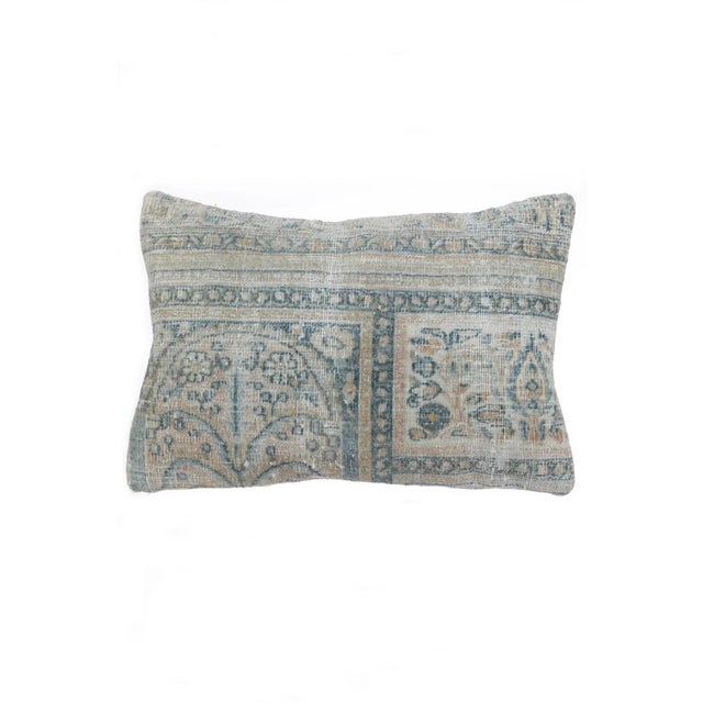 Distressed Blue Pillow Cover For Sale - Image 4 of 4