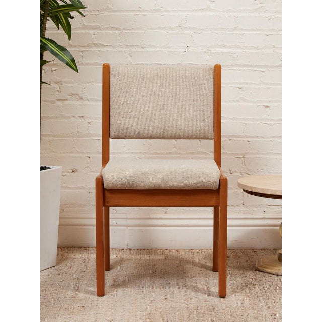 Mid 20th Century Mid 20th Century Set of Six Danish Modern Teak Chairs For Sale - Image 5 of 12