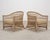 Set of Six Rattan Lounge Chairs & Two Ottomans by Danny Ho Fong For Sale In Sacramento - Image 6 of 18