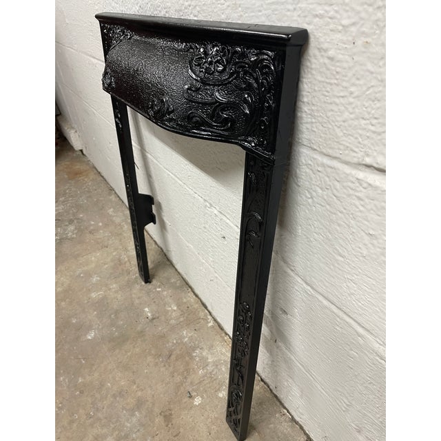 Beautiful design Early 19th Century Antique Cast Iron Surround - Ornate Victorian Era From New Orleans Add timeless charm...