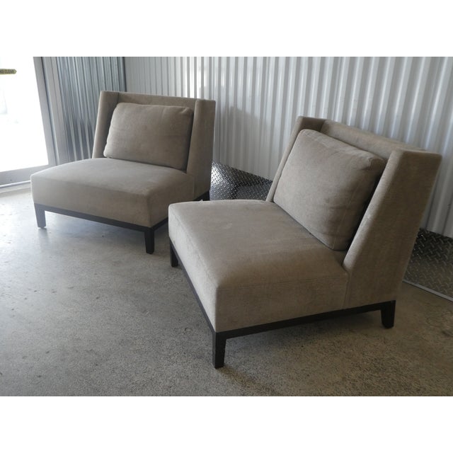 Holly Hunt Christian Liaigre Latin Lounge Chairs a Pair Chairish