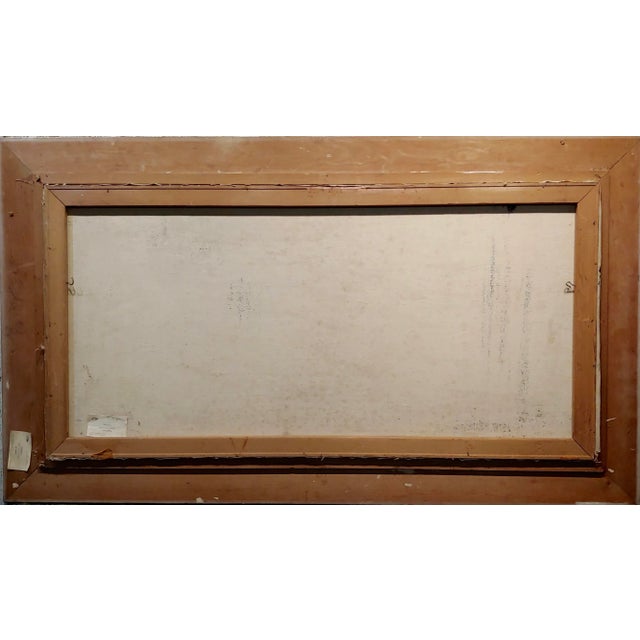 1960s Downtown San Francisco Busy Streets at Night -Oil Painting For Sale - Image 12 of 12