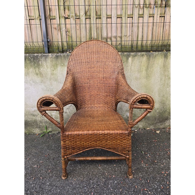 Arts & Crafts Chair in Wicker and Rattan from Dryad & Co, 1910 For Sale - Image 18 of 18