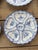 1950s Hand-Painted Weimar Germany Blue & White Oyster Plates | Complete Matched Grandmillenial Collection - Set of 12 For Sale - Image 9 of 12