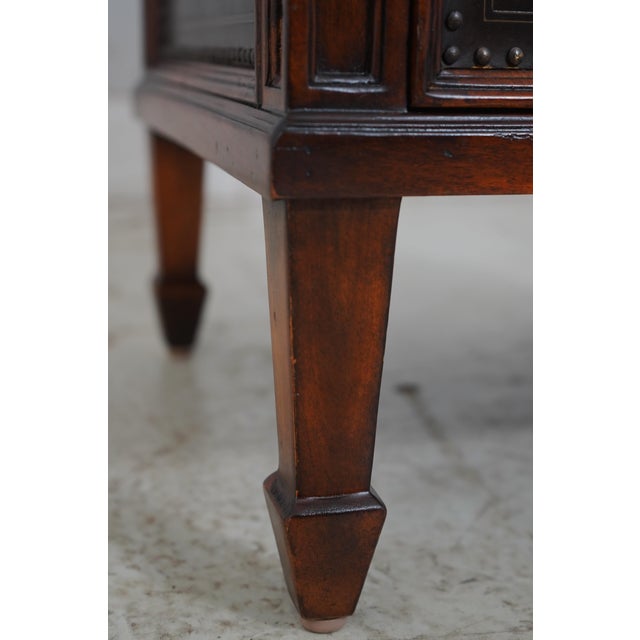 Theodore Alexander Embossed Bronze Surface 1 Door Cabinet For Sale - Image 11 of 18