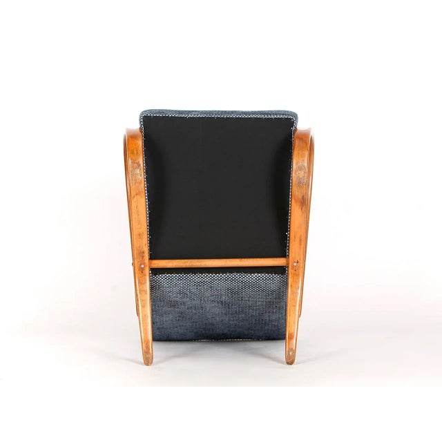 Art Deco Model H 269 Lounge Chair by Jindřich Halabala for UP Závody, 1930s For Sale - Image 4 of 12