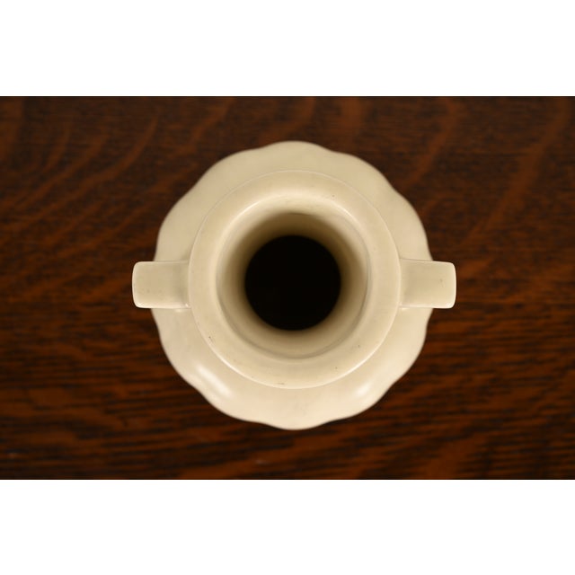 Ceramic Rookwood Pottery Arts & Crafts Glazed Ceramic Handled Vase, 1932 For Sale - Image 7 of 13