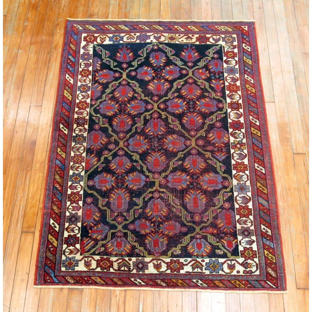 Textile Zabihi Collection Persian Afshar Rug For Sale - Image 7 of 7