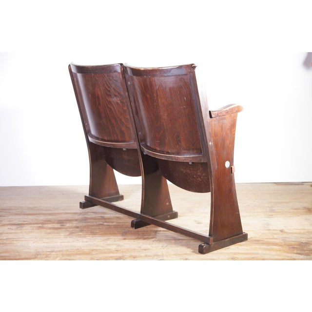 Vintage Cinema Bench from Ton, 1960s For Sale - Image 4 of 10
