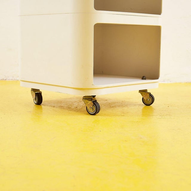 This elegant designer cabinet, produced by kartell and designed by anna castelli, is a perfect example of functionality...