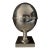 Vintage St. James Silver Plate Vintage Caviar Server of Ovoid Form on Pedestal Base For Sale