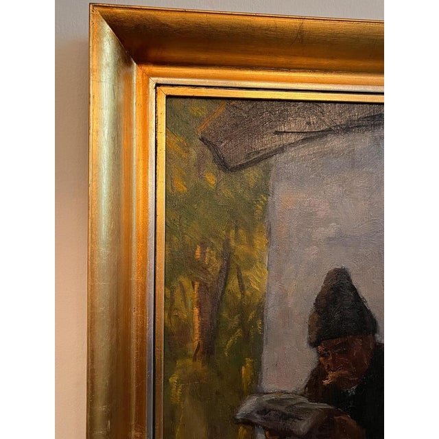 Tibor Polya, Scene, 1890s, Oil on Panel For Sale - Image 3 of 11