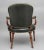 Forest Green Antique Open Mahogany Armchair, 1830s For Sale - Image 8 of 14