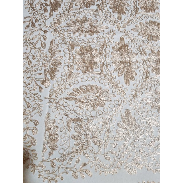 Incredible Estate sale find as this beautiful tablecloth is in immaculate condition. Neutral colors make it perfect for...