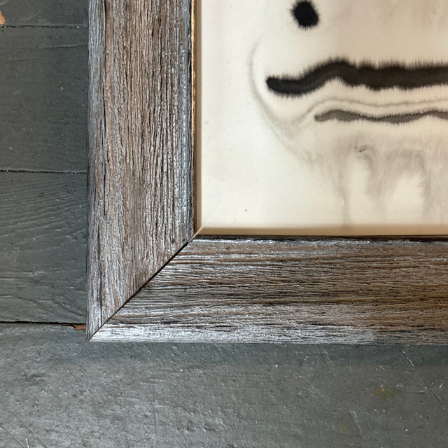 Abstract Contemporary Original Abstract Landscape Watercolor Painting For Sale - Image 3 of 4