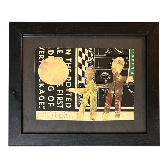 Contemporary Original Wayne Cunningham Hands Across America Collage For Sale