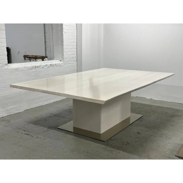 Gorgeous Live Edge Table custom designed by Cocoon Greenwich. Original Retail: $10,000. Table top and base have already...