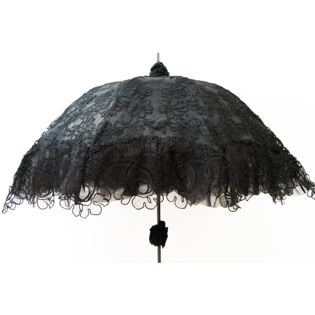 1920s Parasol in Silk and Fabric, 1920s For Sale - Image 5 of 18