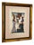 Early 21st Century Signed Mourad Egyptian Revival Figural Artwork in Ornate Gold-Tone Frame For Sale - Image 4 of 12