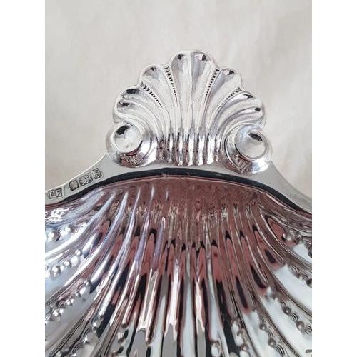 1990s Sterling Silver Novelty Scallop Shell Dish, Sheffield, 1992 For Sale - Image 5 of 18