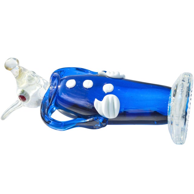 Vintage Archimede Seguso Murano Italian Art Glass Mouse Figurine For Sale - Image 10 of 11