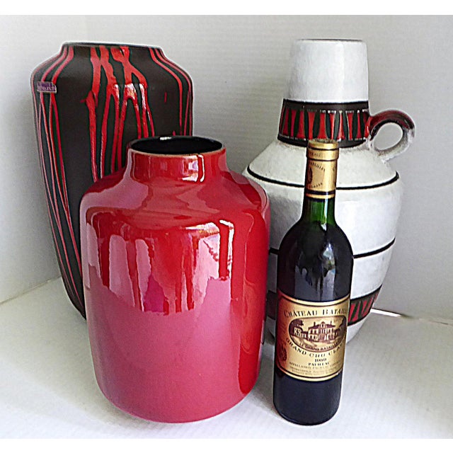 German Krug or Handle Pottery Vessel Mid Century Modern 1960s For Sale - Image 14 of 14