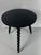 Mid-Century French Ebonized Turned Wood Side Table with Cork Screw Legs, 1950s For Sale - Image 9 of 15