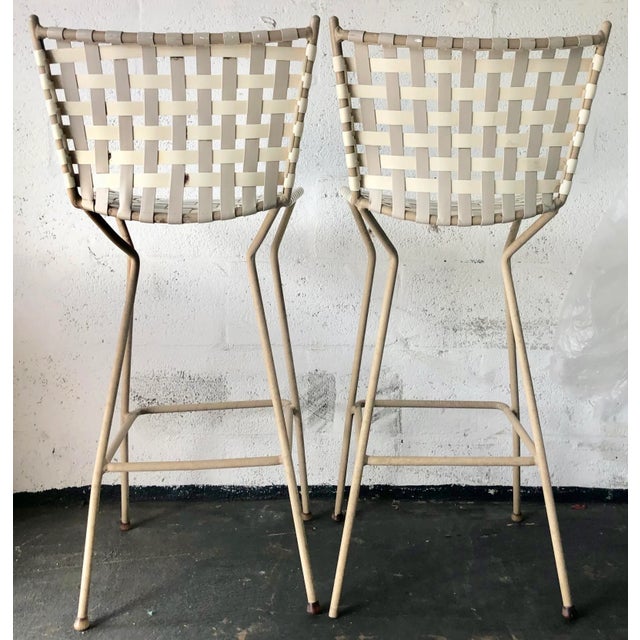 1960s Mid-Century Modern Stools - a Pair For Sale - Image 5 of 7