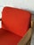 Vintage Danish Oak Lounge Chair by Skive Møbelfabrik Mid-Century Modern Red Upholstery For Sale - Image 12 of 13