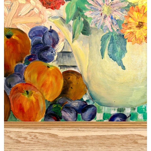 Mid 20th Century Still Life Oil on Board Signed, Cogan '69 For Sale - Image 11 of 16