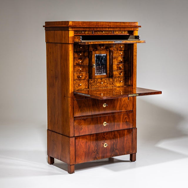 Antique Biedermeier Secretaire, Austria, 1820 For Sale - Image 4 of 16