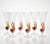 Amber Murano Glass and Pulegoso Nautilus Flutes from Cenedese, 1950s, Set of 6 For Sale - Image 9 of 18